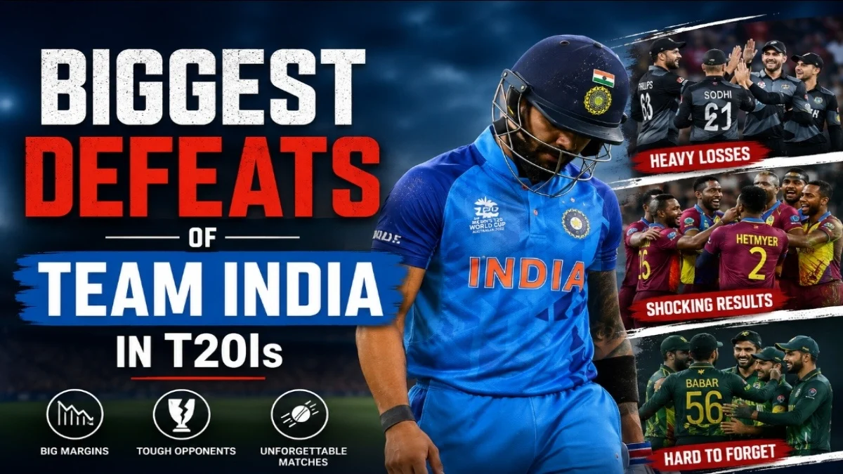 The 3 Most Humiliating Defeats of Team India in T20Is