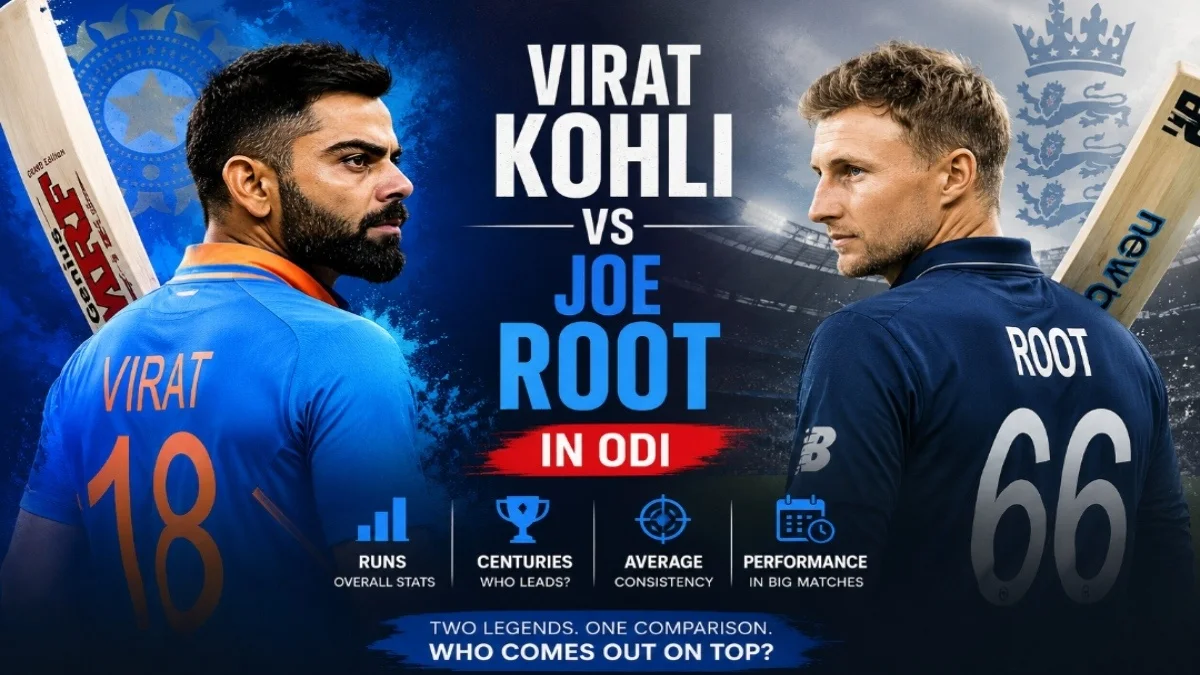 Kohli vs Root in ODIs: Why English Fans Are Wrong About This Rivalry